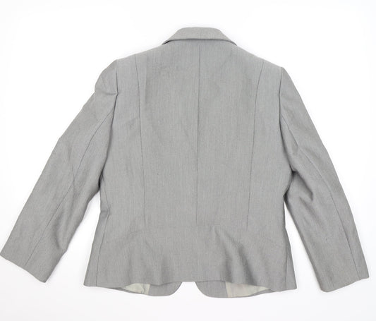 Womens UK Size 12 planet Regular Grey Blazer