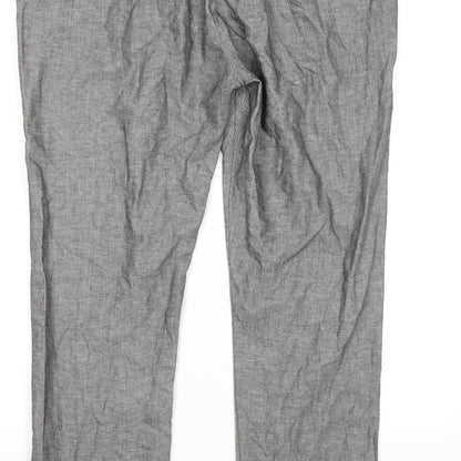 Womens UK Size 16 Marks and Spencer Regular Fit  Grey Trousers