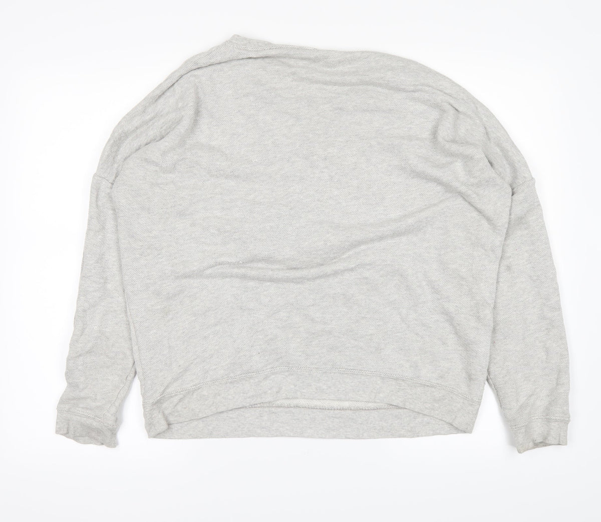 Back view of NINE women’s grey jumper, size UK 14