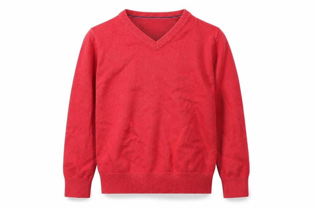 Front view of Gap boys’ red jumper, size 7, years