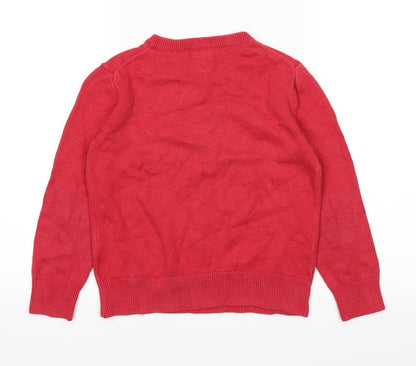 Back view of Gap boys’ red jumper, size 7, years