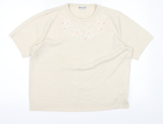 Berkertex Womens White   Pullover Jumper Size 14