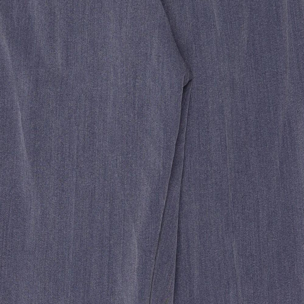 Womens UK Size 20 Preworn Regular Fit  Purple Trousers