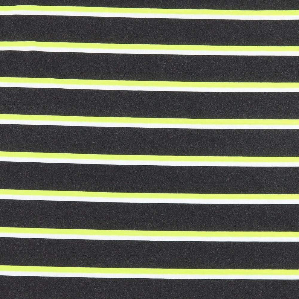 Lasula Womens Grey Striped  T-Shirt Dress  Size 10