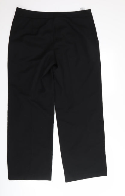 Womens UK Size 36 NEXT Regular Fit  Black Trousers