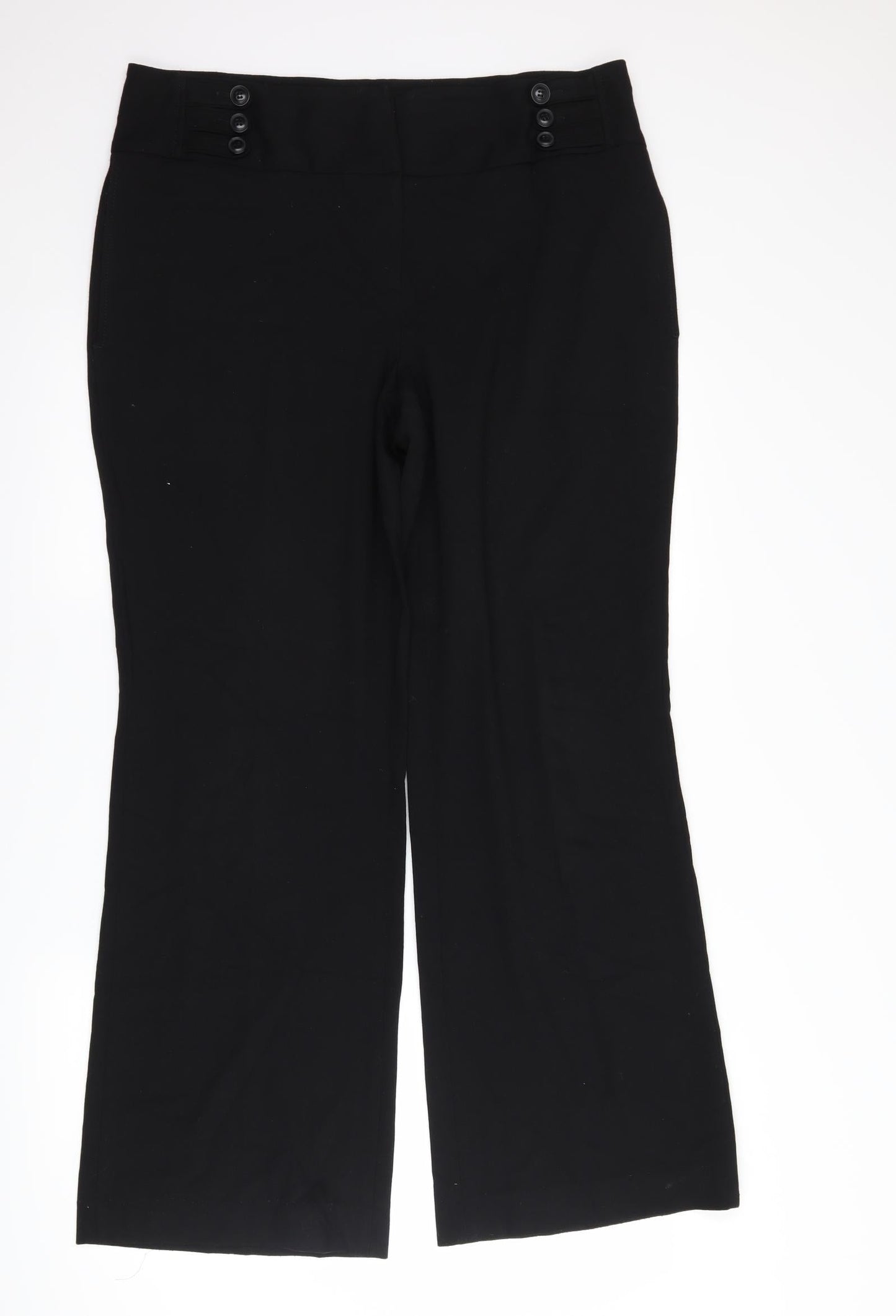 Womens UK Size 14 NEXT Regular Fit  Black Trousers