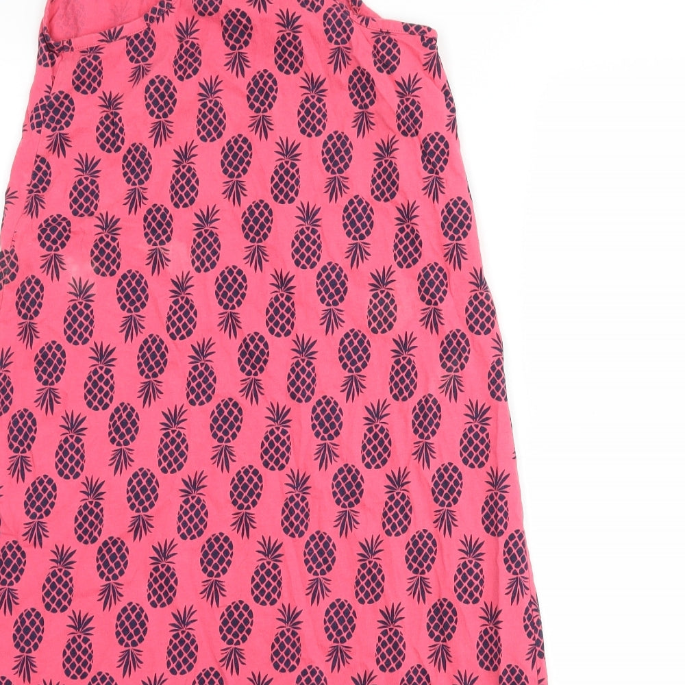 Very Womens Pink   Tank Dress  Size 8  - pineapple