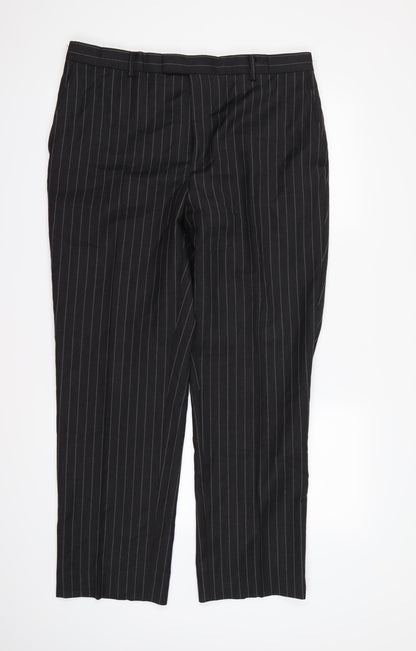 Preworn Mens Black   Dress Pants Trousers Size S L31 in