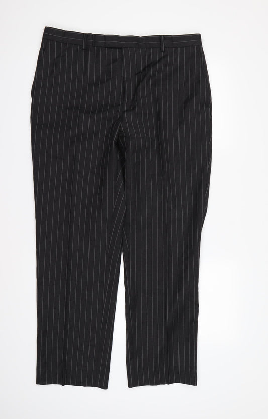 Preworn Mens Black   Dress Pants Trousers Size S L31 in