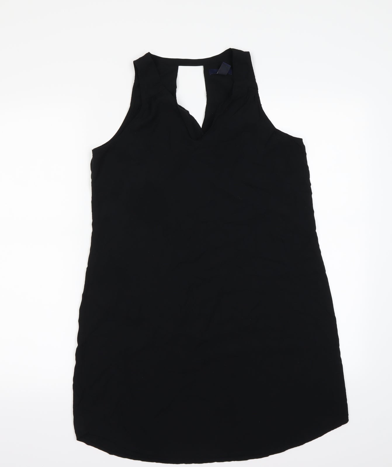 Womens UK Size XS Gap Black Basic Tank