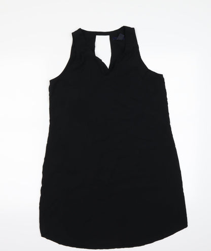 Womens UK Size XS Gap Black Basic Tank
