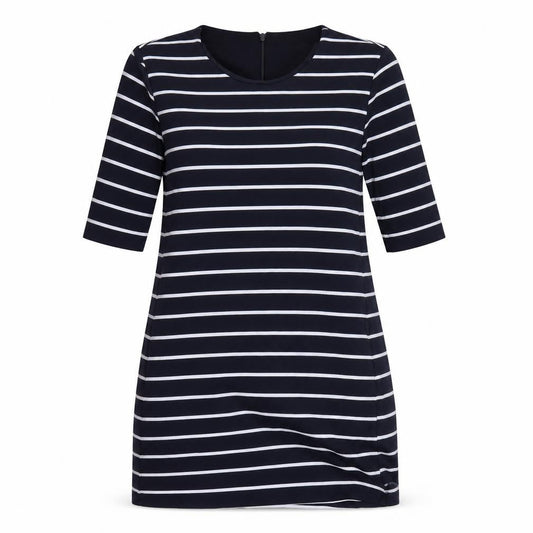 Basic Womens Blue Striped  Bodycon  Size XS