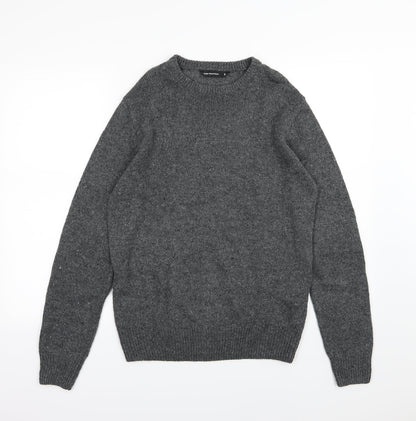 Cedar Wood State Mens Grey  Knit Pullover Jumper Size S