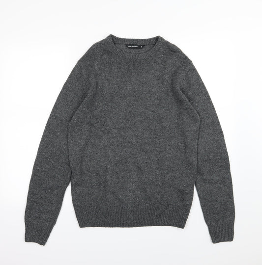 Cedar Wood State Mens Grey  Knit Pullover Jumper Size S
