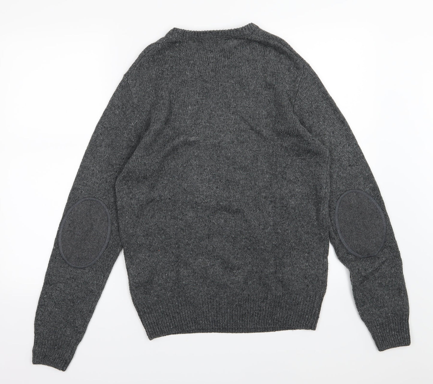 Cedar Wood State Mens Grey  Knit Pullover Jumper Size S