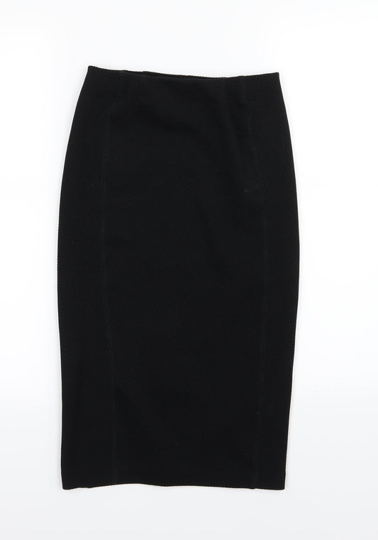 H&M Womens Black   Straight & Pencil Skirt Size XS