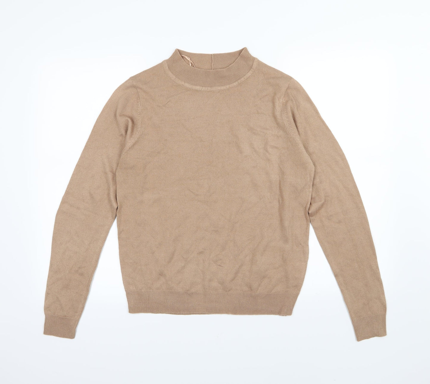 Brave Soul Womens Brown  Knit Pullover Jumper Size 12