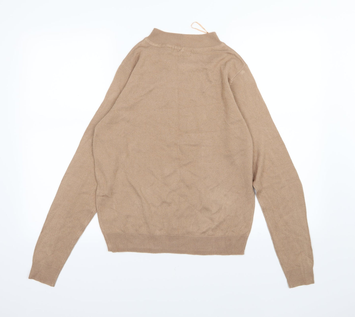 Brave Soul Womens Brown  Knit Pullover Jumper Size 12