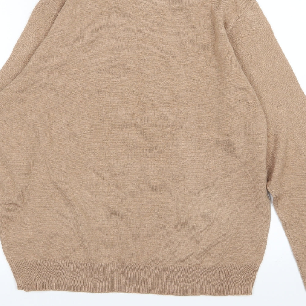Brave Soul Womens Brown  Knit Pullover Jumper Size 12