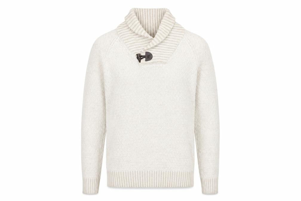 Mens UK Size S H&M Beige Pullover Jumper