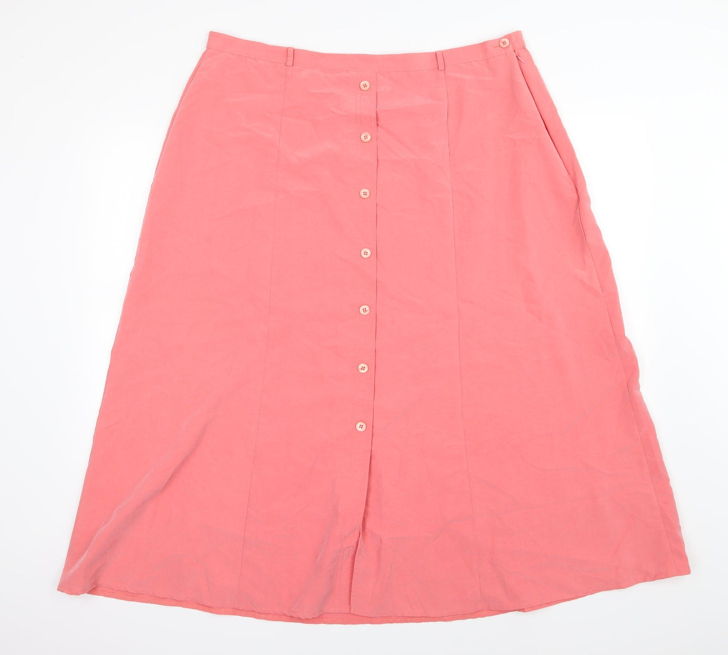 First Avenue Womens Pink   A-Line Skirt Size 38 in