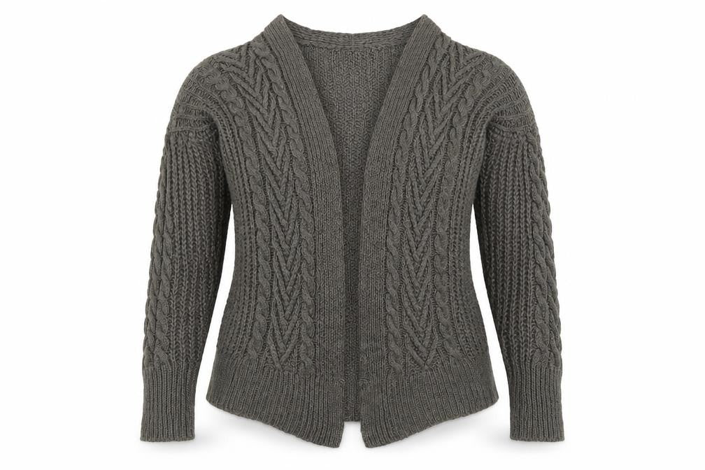 Front view of Brave Soul women’s green jumper, size S