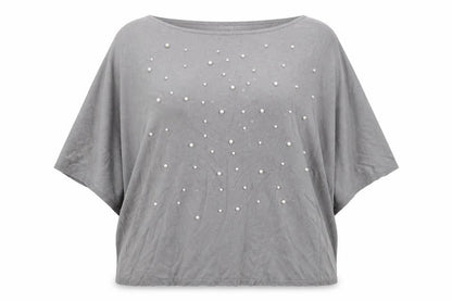 Front view of Chic & Pop women’s grey jumper, size XL