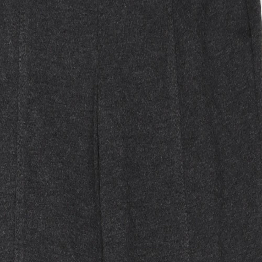 Womens UK Size 12 Marks and Spencer Regular Fit  Grey Trousers