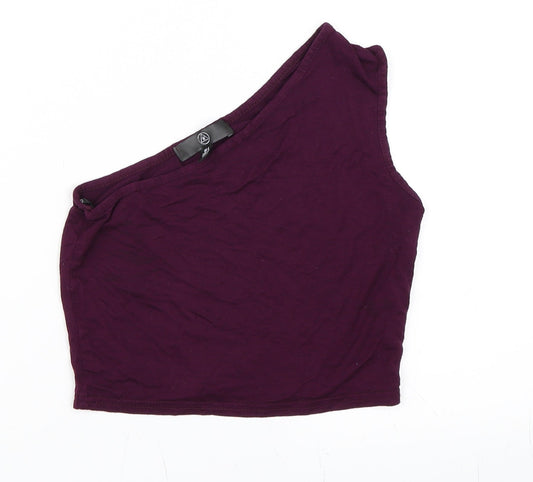Missguided Womens Purple   Basic Tank Size 4