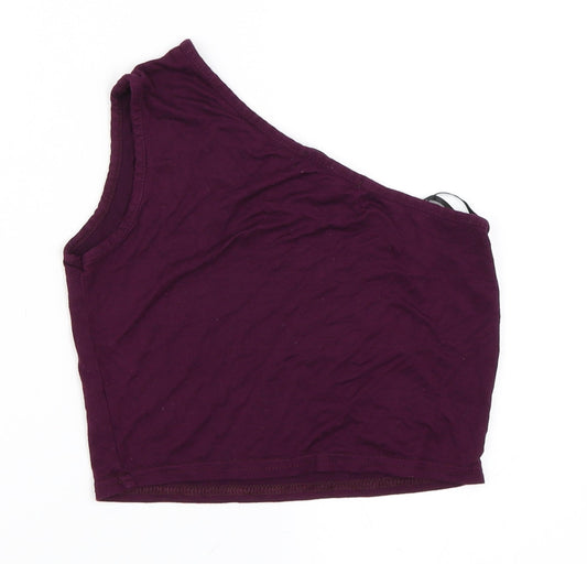 Missguided Womens Purple   Basic Tank Size 4