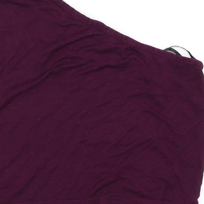 Missguided Womens Purple   Basic Tank Size 4