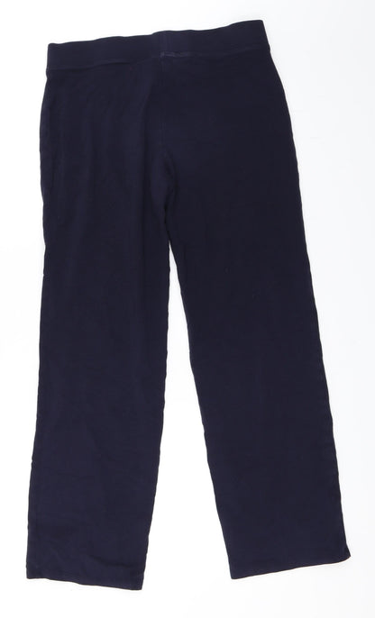 Marks and Spencer Womens Blue   Sweatpants Trousers Size 12 L29 in