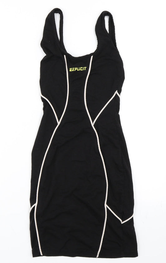 Missguided Womens Black   Bodycon  Size 6