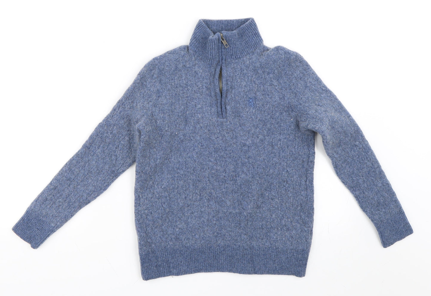 Pringle of Scotland Boys Blue   Henley Jumper Size M