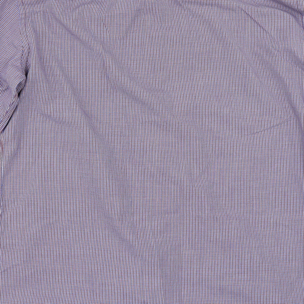 Topman Mens Blue Check   Button-Up Size S