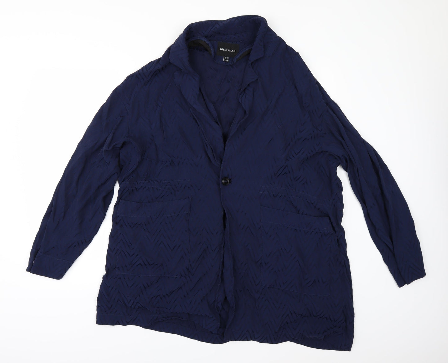 Urban Revivo Womens Blue   Jacket  Size 40
