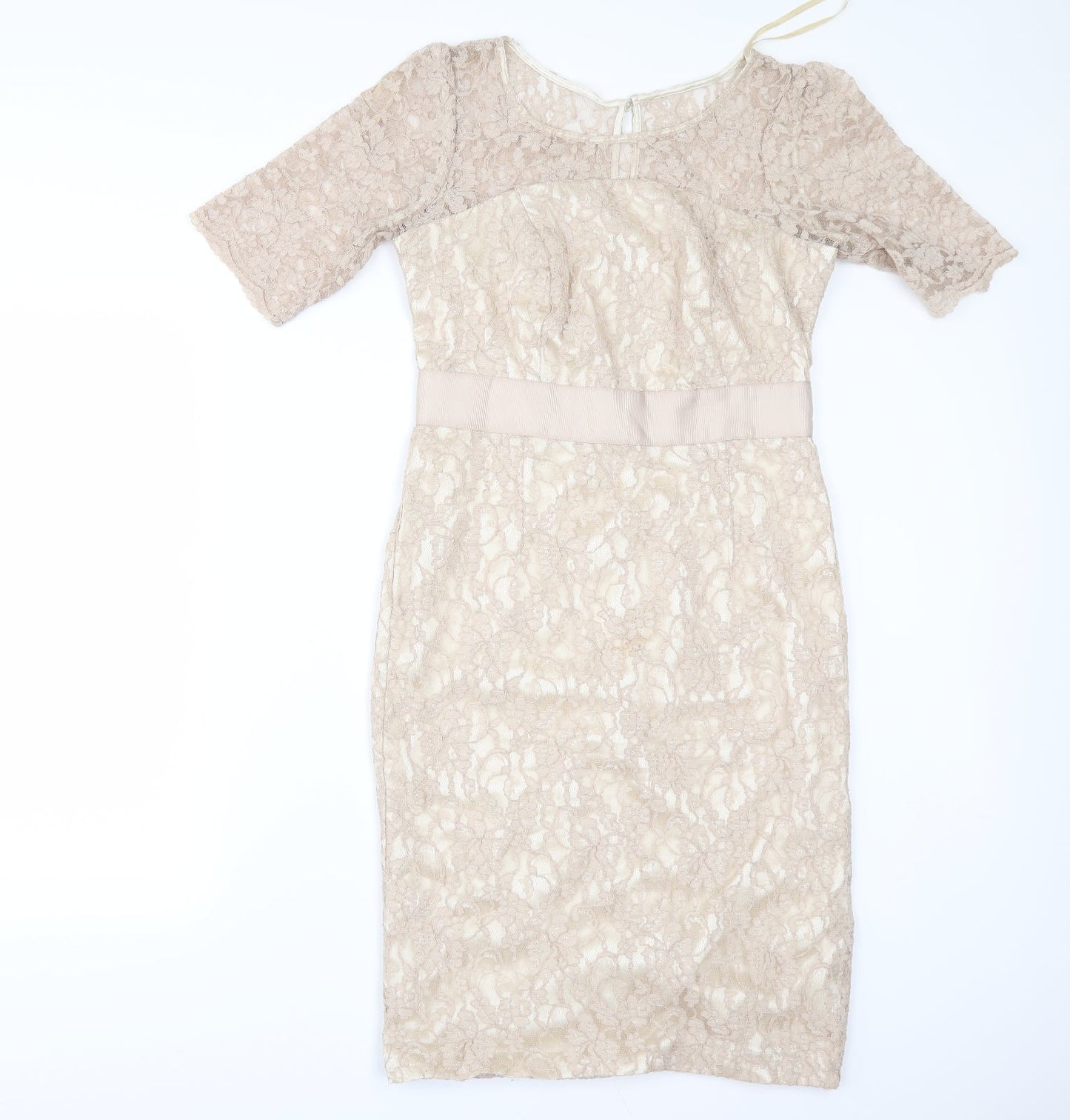 M&Co Womens Ivory   Ball Gown  Size 10