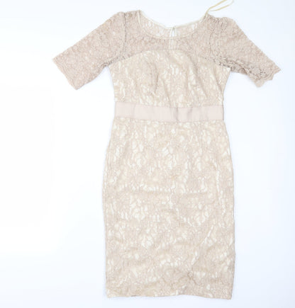 M&Co Womens Ivory   Ball Gown  Size 10