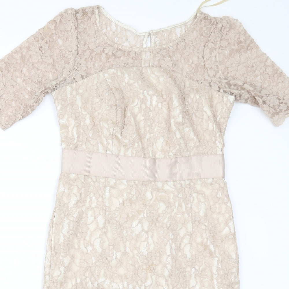 M&Co Womens Ivory   Ball Gown  Size 10