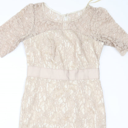 M&Co Womens Ivory   Ball Gown  Size 10