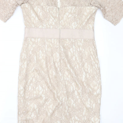 M&Co Womens Ivory   Ball Gown  Size 10