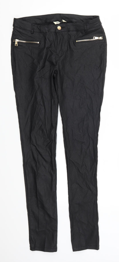 King of Fashion Womens Black   Trousers  Size 30 in L30 in