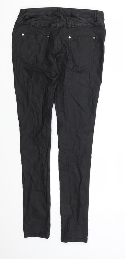 King of Fashion Womens Black   Trousers  Size 30 in L30 in