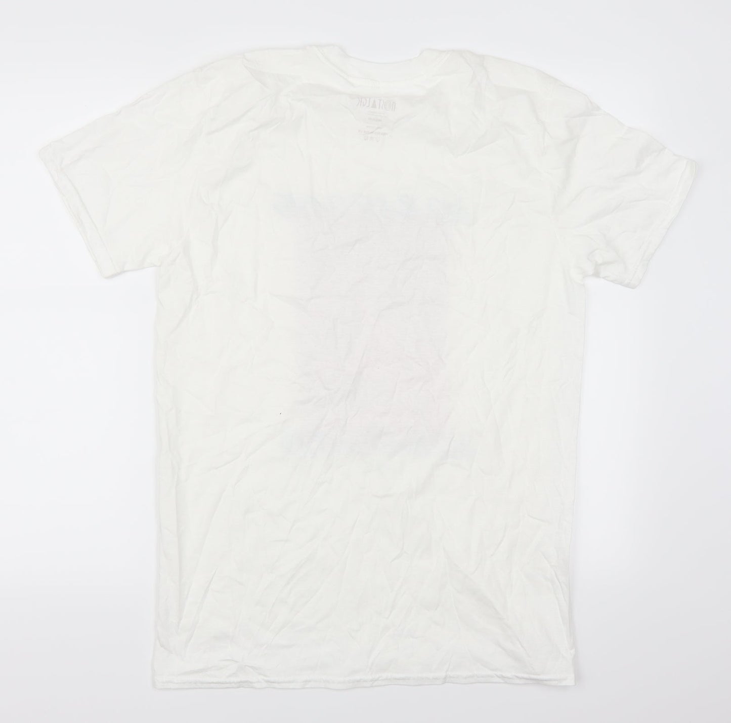 Nostalgic Mens White    T-Shirt Size M  - No Bad Days