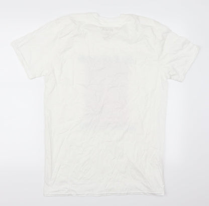 Nostalgic Mens White    T-Shirt Size M  - No Bad Days