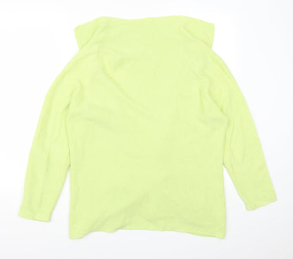 Preworn Womens Green   Cardigan Jumper Size 4