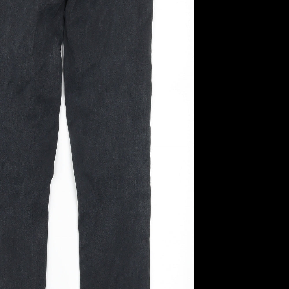 Mango Womens Grey  Denim Straight Jeans Size 6 L29 in