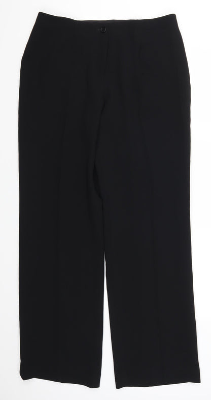 Viatvoli Womens Black   Trousers  Size 34 in L32.5 in