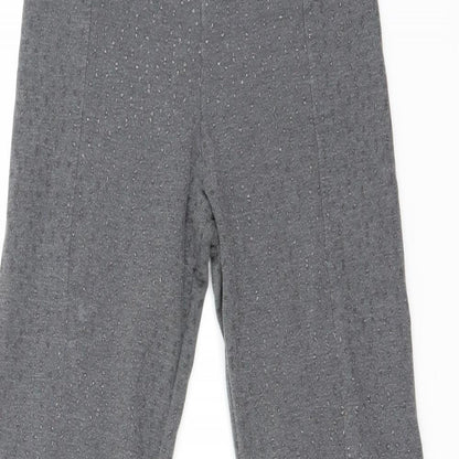H&M Girls Grey Geometric  Carrot Trousers Size 12-13 Years