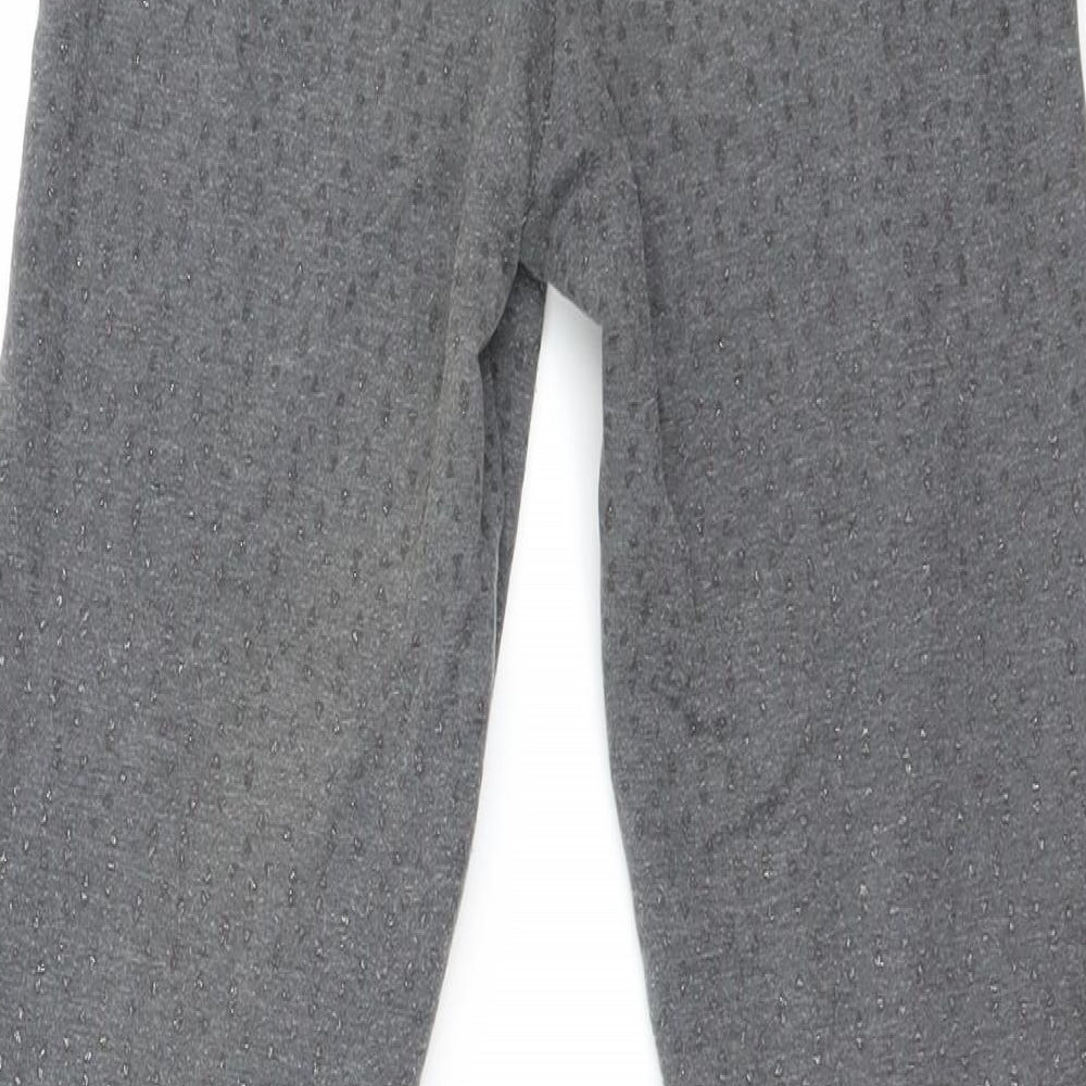 H&M Girls Grey Geometric  Carrot Trousers Size 12-13 Years